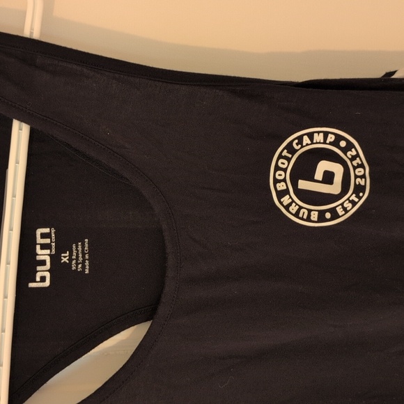 Burn boot Camp Black Tank Top - Picture 2 of 4